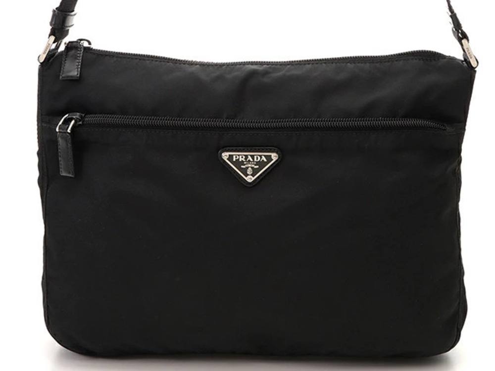 Prada Tessuto messenger crossbody bag
